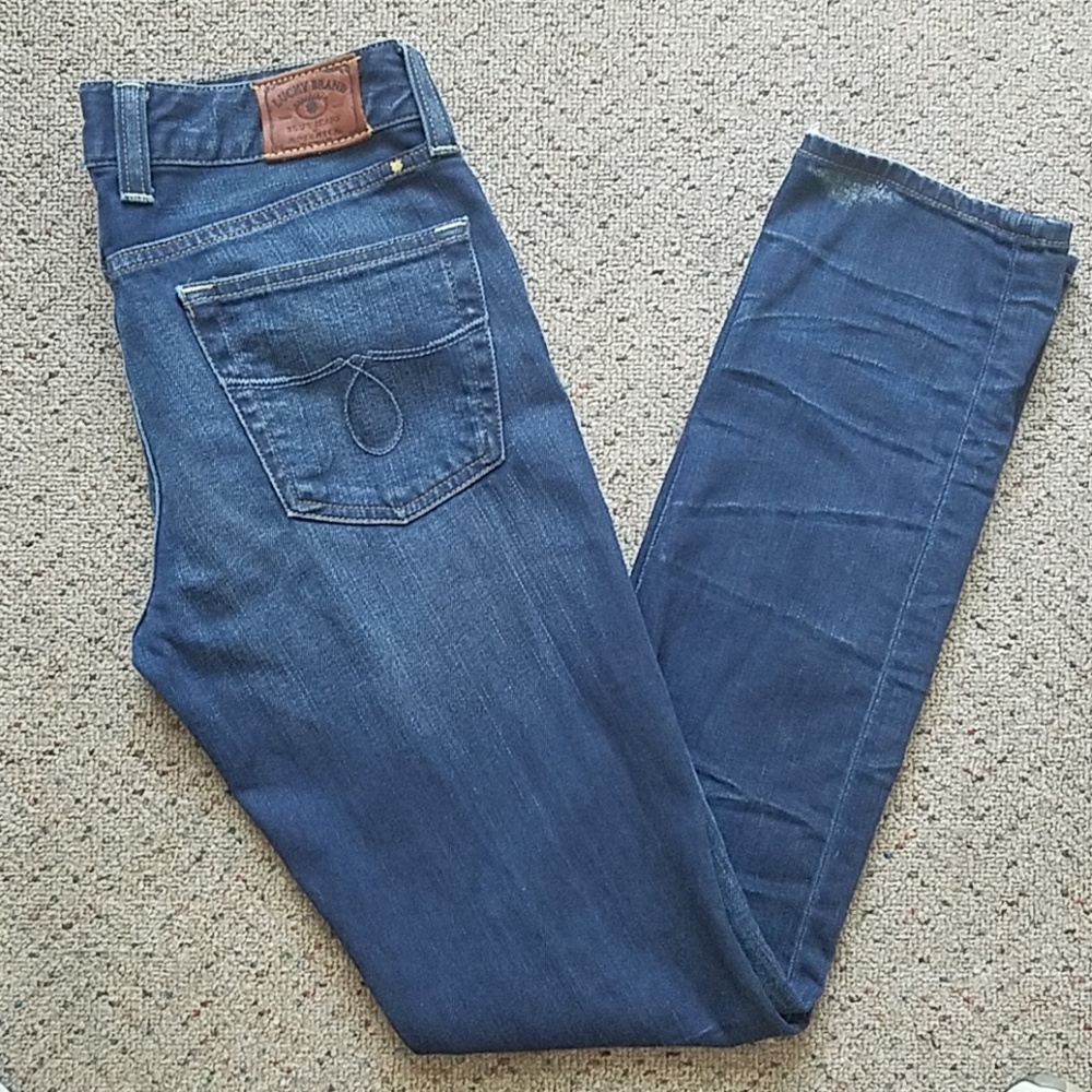 Lucky brand lola skinny blue denim 6/28 jeans